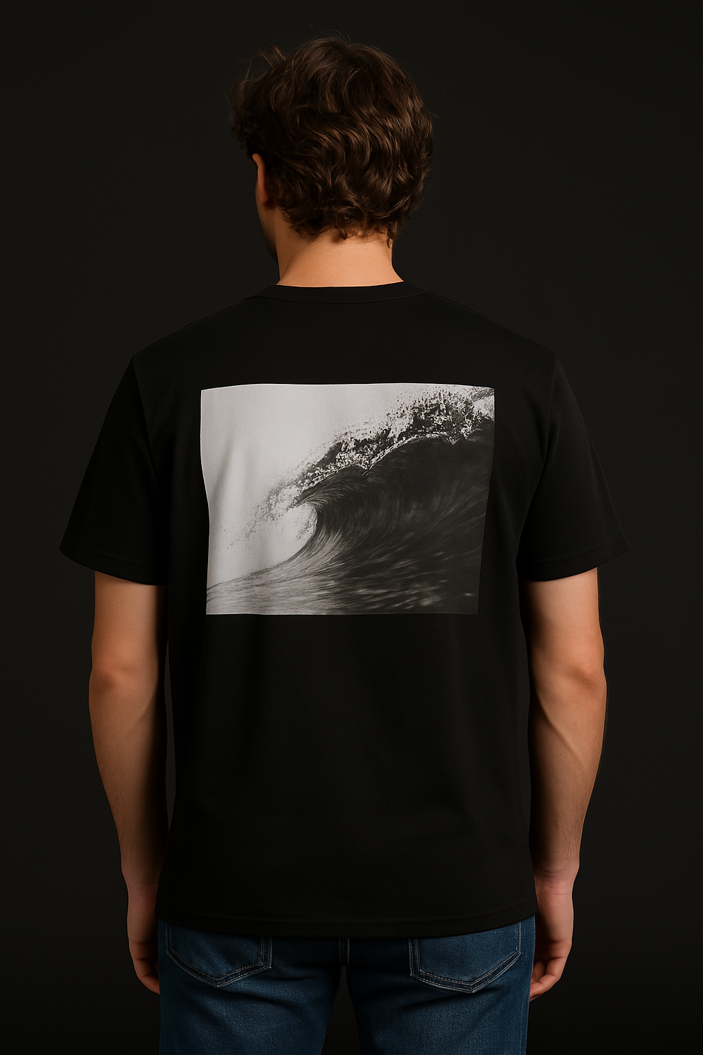 Black T-Shirt - D Wave P1