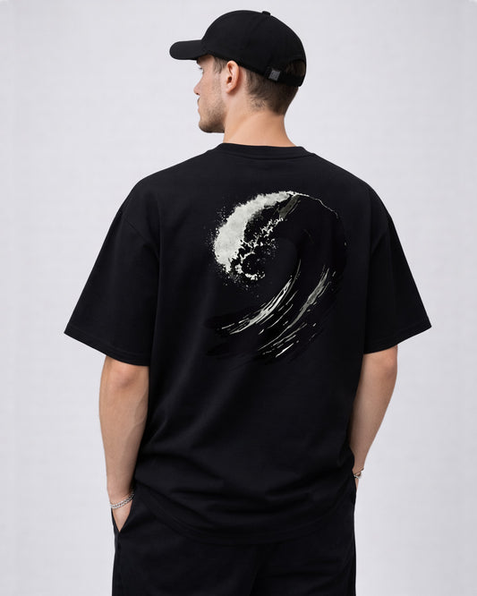 Black T-Shirt - D Wave P2