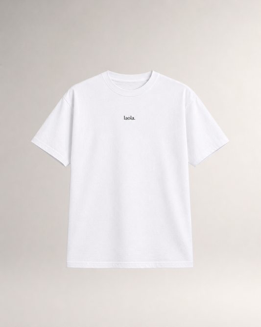 White t-shirt - laola